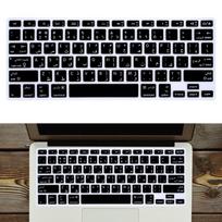 Arabic Keyboard Cover, Lightweight, Easy to Apply, Washable, Silicone Skin for 13, 15, And 17 Inch for US version
