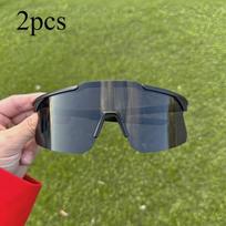 2 Pieces of Smart Casual Men's and Women's Large Frame Fashionable Glasses