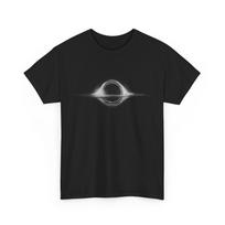 Interstellar Black Hole Graphic Tee, Space Urban Unisex Shirt for Astronomers, Unisex T-Shirt L