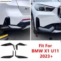 Automobilio priekinio ir galinio buferio apdailos grotelės Kampų apsaugos Dangtelio apdailos juostelė Juodi priedai Išorės komplektas BMW X1 U11 2024 2025