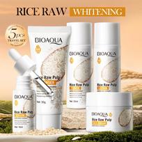 Rice Pulp Whitening Travel 5-Piece Moisturizing Set One Size
