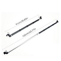Automatinis džiovinimo strypas automobilio bagažinėje Drabužių džiovinimo stovas Teleskopinis drabužių strypas Bagažinės pakabinimo strypas Skalbinių stovas Strypo laikiklis Automobiliui Sunkvežimiui Kemperiui juoda