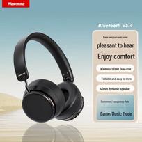 Newmine TB206 Over-Ear Bluetooth Headphones juoda spalva