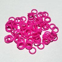 Elastic Rubber Racing Pigeon Training Marking Ring Identification Foot Ring Pigeon Accessories Pigeon Product Bird Ring (Pink,9mm) rožinė