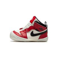 Air Jordan 1 baby cot bootie mid-top toddler shoes white/red  AT3745-612 19.5