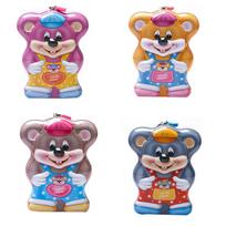 S-152 Year of the Rat Cartoon Money Box with Lock - Iron Savings Bank for Kids