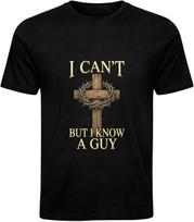 I Cant but i Know a Guy t Shirt - Classic Unisex Cotton T-Shirt for Men and Women | Soft, Comfortable, Durable Plain Tee S įvairiaspalvis