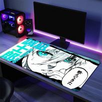 Mouse Pad Large Desk Mat Keyboard Ergonomic Office Blue Lock Nagi Seishiro Rubber PC Nonslip Antifray Home Custom 800x300x2mm