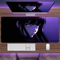 Anime Girl Extended Mouse Pad  HD Print NonSlip Rubber Base Durable Gaming  Office AccessorySlip Rubber Base for PC 800X300x2mm