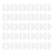 1mm Black Silicone Nose Pads 30 Pairs Anti Slip Adhesive Cushions for Secure Glasses Fit balta