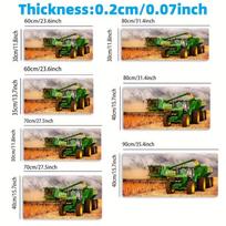 pc Agricultural Harvester Mouse Pad Large Rubber Antislip PC Desk Accessories Mousepad for Office and Gamer Keyboard Decor Mat 300x800x2mm