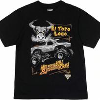 Monster Jam Adult T-Shirt El Toro Loco Megalodon S įvairiaspalvis