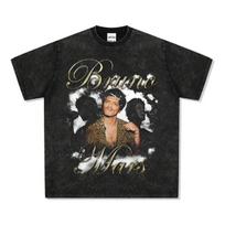 Amerikietiški marškinėliai Bruno Mars, Gatvės mada, Vinilo spauda S įvairiaspalvis