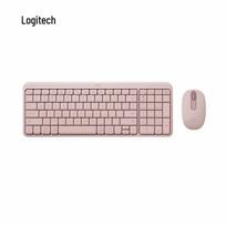 Logitech MK serijos belaidės klaviatūros ir pelės rinkiniai rožinė spalva