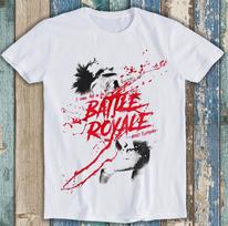 Battle Royale Japan Island TournaUnisext Movie Funny Gift Tee T Shirt M2127 S