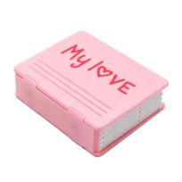 3D Printed Instant Photo Album Hold 6 Standard 3-Inch Instant Photos Folding Expandable Mini Photo Holder Picture Memory Book rožinė