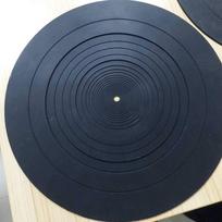 12  Turntable Platter Mat Rubber Pad For LP gray