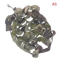 3D Camo Net Airsoft Helmet Cover Laser Cut Nylon Drawstring Helmet Scrim Cs Wargame Paintball Paratrooper Hunting Accessories as the picture