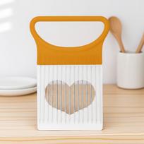 Multifunctional Kitchen Vegetable Slicer Dicer Chopper Quick Meal Prep Safe Durable Manual Food Processor Tool oranžinė