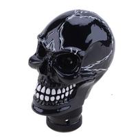 Skull Gear Shift Knob Universal Manual Shifter Lever Handle Alien Head Buck Teeth Pomo Marchas Car Shift Knob Black