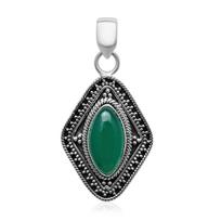 Natural Green Onyx Earrings 925 Sterling Silver Marquise Shape Gemstone Handmade Pendant For Women & Girls žalia