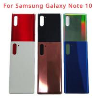 Glass Housing for Samsung Galaxy Note 10, Battery Back Cover, Adhesive Sticker, Logo, N970, 6.3 note10 black pink