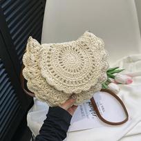 „Summer Ins“ madingas austas krepšys moterims Naujos mados, paprastos megztos „crossbody“ rankinės Kasdieninės universalios paplūdimio rankinės tendencijos
