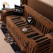 All-season Chenille Camping Picnic Sofa Cover  Dark Funda Sofa Bohemia Sofa Covers Mats Throw Blankets 180x130 black