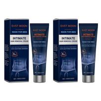 (2pcs)Men's Intimate Hair Removal Cream - Painless Hair Removal Depilatory for Smooth Skin, Inhibits Hair Growth