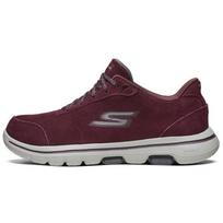 Skechers Go Walk 5 Universalūs Patogūs Žemi Laisvalaikio Batai Moteriški Kedai Bordo 15928-BURG 35