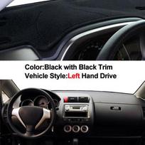 Car Auto Dashboard Cover Dashmat Pad Carpet Dash Mat Cushion For Honda Fit Jazz  2001 2002 2003 2004 2005 2006 2007 Car Styling ruda
