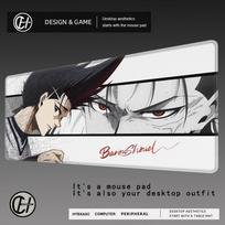Anime Blue Lock Large Mouse Pad NonSlip Gaming XXL Office Gamer Keyboard Extend Desk Mat Rin Itoshi Laptop Rubber Soft Mousepad 800x400x2mm