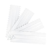4Pcs/Set Plastic Double Sided Tooth Cake Scraper Pattern Cream Scraper DIY Baking Tools Baking Accessories