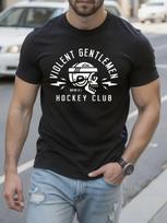 Violent Gentlemen Hockey Club Graphic Tshirt Graphic Tshi... S įvairiaspalvis