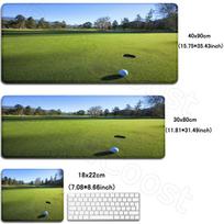 Green Sport Golf Mouse Pad Large Gaming Mouse Pad XMM XXL Desk Mat NonSlip Rubber Office Mouse Mat Computer Keyboard Mats 800x300x2mm