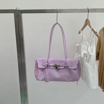 SHELKSBAG 2026 Naujos vasarinės rankinės moterims Rankinės PVC atsparios vandeniui Saldainių spalvos Kasdienė paplūdimio rankinė ant peties 37X14X20CM žalia