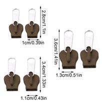 6PCS Fix Zip Puller Universal Instant Zippers Fix Zipper Repair Kit Replacement Zipper Pull Slider For DIY Sew Accessories kava