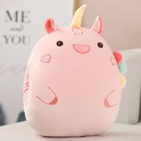 INS Cartoon Animal Hand Warmer Cushion Blanket: A 3-in-1 Office Nap Pillow for Students Small Blanket 1*1.7m