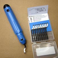 Deburring Tools Kit With 10 BS1010 Blades Deburrer Hardness 63RC For NOGA 1 SG RB NB Handle 360 Degree Rotation