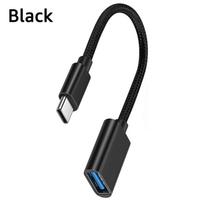 Type C To USB OTG Cable Adapter Plug And Play File Transfer Portable Travel Adapter For Home Office Laptops Accessories Supplies juoda