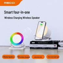 Recci RSK-W28 Wireless Charger & RGB Bluetooth Speaker (CN version)