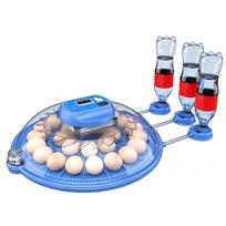 8-26pcs Mini Egg Automatic Incubator Precision-Temperature Humidity Control System Built-In LED Candler Monitors Embryo Growth