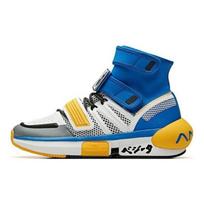 Dragon Ball x Anta men's high-top basketball shoes white black, Vegeta Super Saiyan co-branded style 11941620-6 41