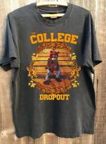 90-ųjų perdirbinys Kanye West The College Dropout Anglies spalvos marškinėliai vtg Unisex marškinėliai XL