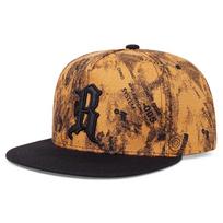 Korean Style Hip Hop Flat Brim Baseball Cap - Trendy, Breathable, Summer Dance Hat Adjustable geltona