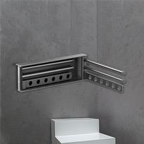 Clothes Drying Rack Laundry Wall Mounted Towel Hanger for Room Apartment