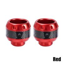 A Pair of Universal Motorcycle Frame Slide Aluminum Alloy Front Fork Cup Fall Squeeze Protector Falling Protection