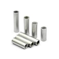 10 vnt./partija Cilindrinis sraigtinis strypas Nerūdijančio plieno M4 Jungiamasis sraigtinis strypas Veržlė Sraigtas Veržimo sraigtas 6X9MM