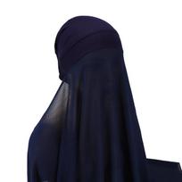 Muslim Women Bonnet + Chiffon Shawl Instant Under scarf Cap Islam Inner Scarf Headband Stretch Hijab Cover Headwrap Turbante