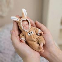 Mini 15cm Gryno Kieto Silikono Pilno Kūno Reborn Lėlė Atviros Akys Uždarytos Akys Pasirenkama Naujagimio Lėlė Tampri Minkšta Rebirth Lėlė Vaikams Naujų Metų Dovana closed eyes girl doll